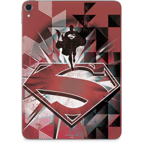 DC Comics Superman Red Pattern Apple iPad Pro Skin