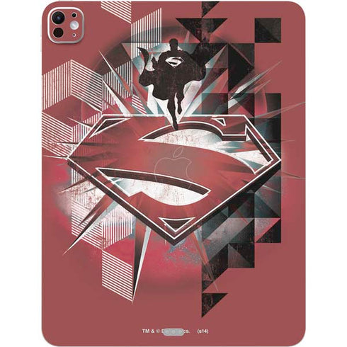 DC Comics Superman Red Pattern iPad Pro 13in M4 (2024) Skin