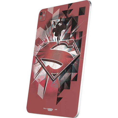 DC Comics Superman Red Pattern iPad Pro 13in M4 (2024) Skin