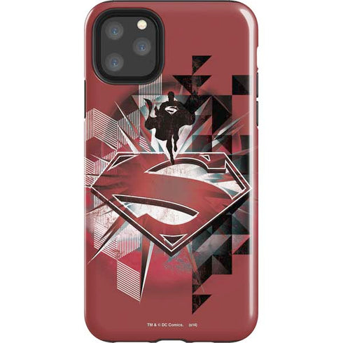 DC Comics Superman Red Pattern iPhone Cases
