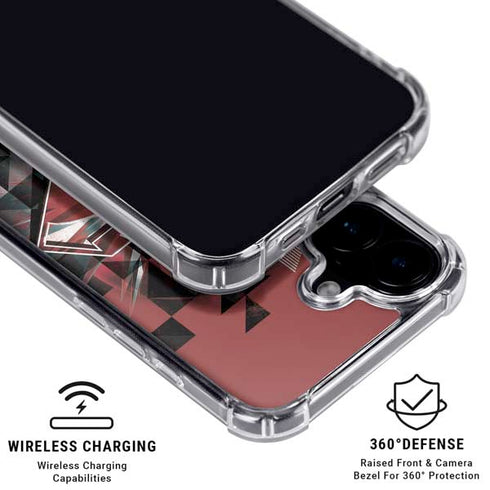 DC Comics Superman Red Pattern iPhone 16 MagSafe Case
