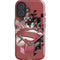 DC Comics Superman Red Pattern iPhone 16 Plus Impact Case