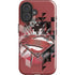 DC Comics Superman Red Pattern iPhone 16 Plus Impact Case