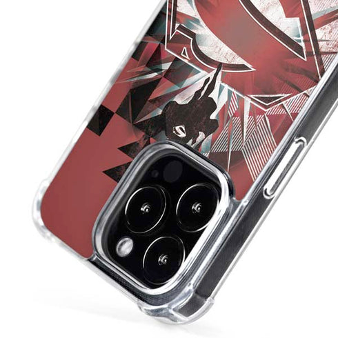 DC Comics Superman Red Pattern iPhone 16 Pro MagSafe Case