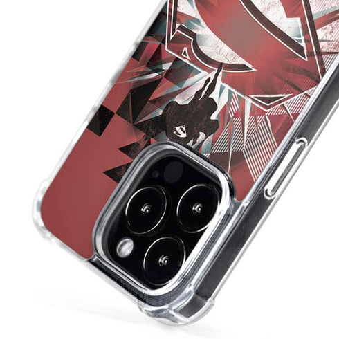 DC Comics Superman Red Pattern iPhone 16 Pro Max MagSafe Case