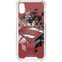 DC Comics Superman Red Pattern iPhone XS Clear Case
