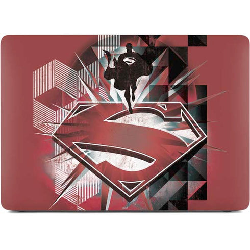 DC Comics Superman Red Pattern Apple MacBook Air Skin