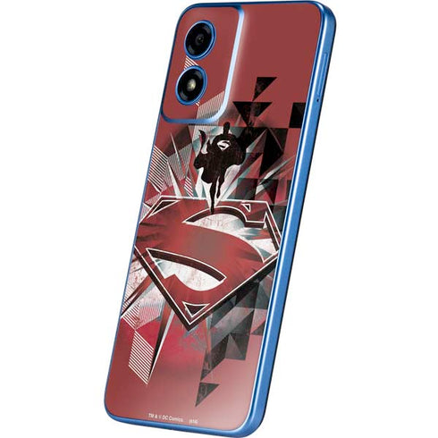 DC Comics Superman Red Pattern Moto G Play 4G (2024) Skin
