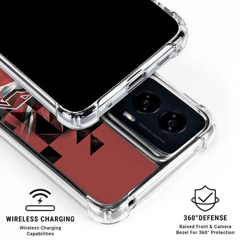 DC Comics Superman Red Pattern Moto G Power 5G (2024) Clear Case
