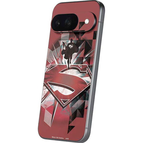 DC Comics Superman Red Pattern Google Pixel 9 Skin
