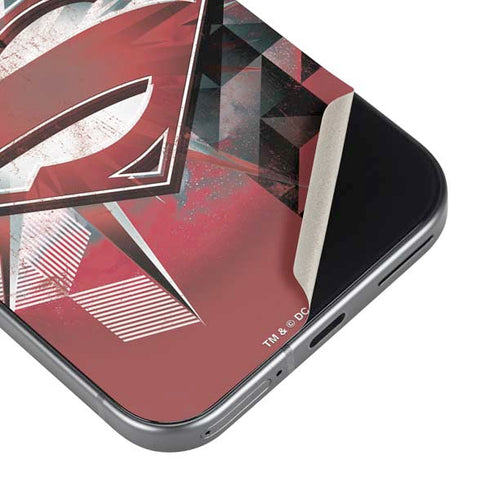DC Comics Superman Red Pattern Google Pixel 9 Skin