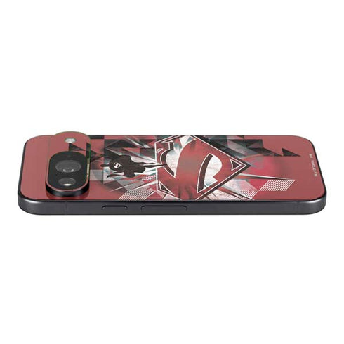 DC Comics Superman Red Pattern Google Pixel 9 Skin