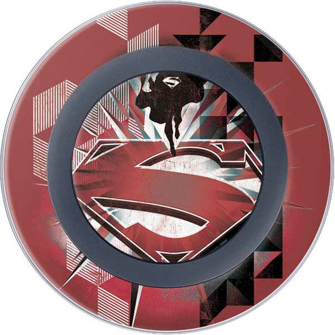 DC Comics Superman Red Pattern Wireless Charger Skin