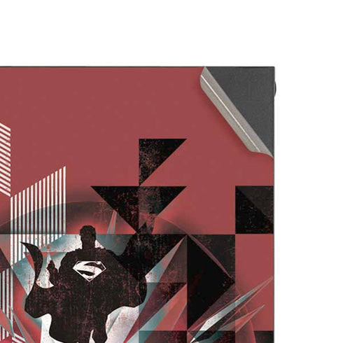 DC Comics Superman Red Pattern XBox Series X Digital Edition Console Skin