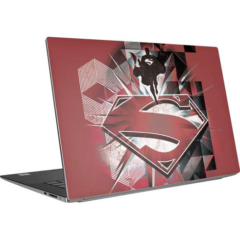 DC Comics Superman Red Pattern Dell XPS Skin