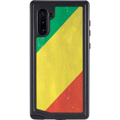 Republic of the Congo Flag Distressed Galaxy Cases