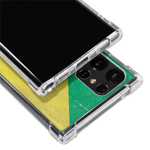 Republic of the Congo Flag Distressed Galaxy S23 Ultra Clear Case