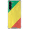 Republic of the Congo Flag Distressed Galaxy S24 FE Clear Case