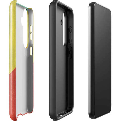 Republic of the Congo Flag Distressed Galaxy S25 Impact Case