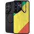 Republic of the Congo Flag Distressed Galaxy S25 Kickstand Case