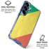 Republic of the Congo Flag Distressed Galaxy S25 Clear Case