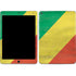 Republic of the Congo Flag Distressed iPad Skins