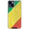 Republic of the Congo Flag Distressed iPhone 15 Clear Case