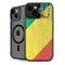 Republic of the Congo Flag Distressed iPhone 15 Kickstand Case
