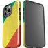 Republic of the Congo Flag Distressed iPhone 15 Pro Impact Case