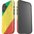 Republic of the Congo Flag Distressed iPhone 16 Impact Case