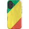 Republic of the Congo Flag Distressed iPhone 16 Plus Impact Case