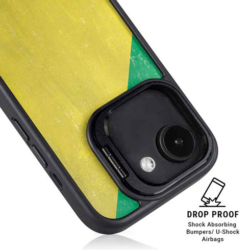 Republic of the Congo Flag Distressed iPhone 16e Kickstand Case