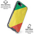 Republic of the Congo Flag Distressed iPhone 16e Clear Case