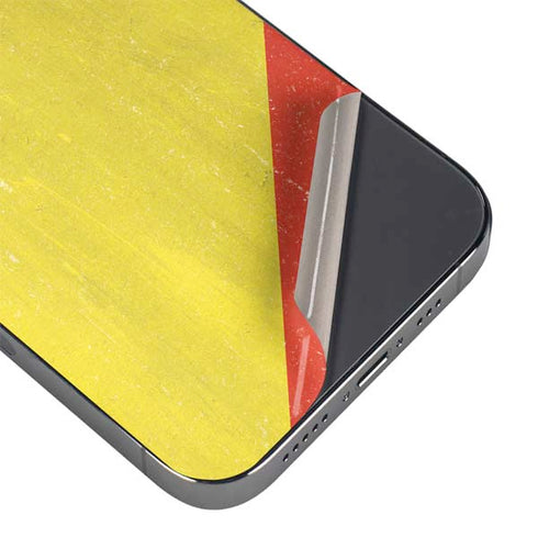 Republic of the Congo Flag Distressed iPhone 16e Skin