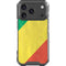 Republic of the Congo Flag Distressed iPhone 18 Pro Clear Case