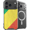 Republic of the Congo Flag Distressed iPhone 18 Pro MagSafe Case