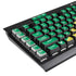 Republic of the Congo Flag Distressed K95 RGB PLATINUM Mechanical Gaming Keyboard Skin