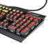 Republic of the Congo Flag Distressed K95 RGB PLATINUM Mechanical Gaming Keyboard Skin