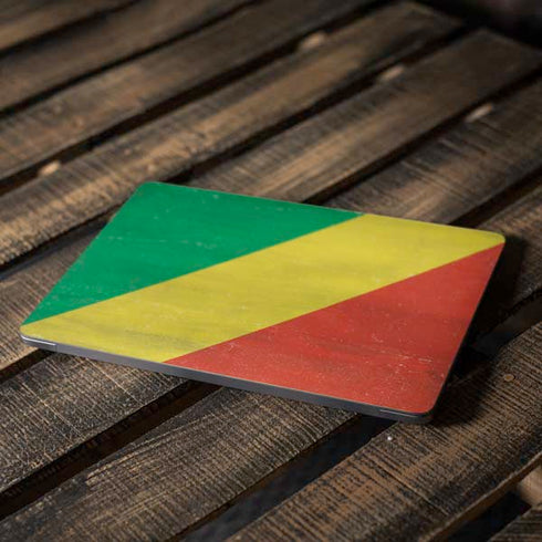 Republic of the Congo Flag Distressed Apple MacBook Air Skin