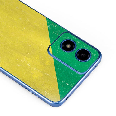 Republic of the Congo Flag Distressed Moto G Play 4G (2024) Skin