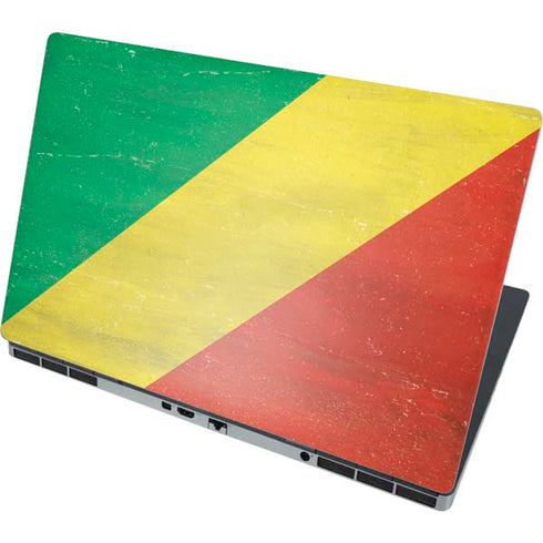 Republic of the Congo Flag Distressed Dell Precision Skin