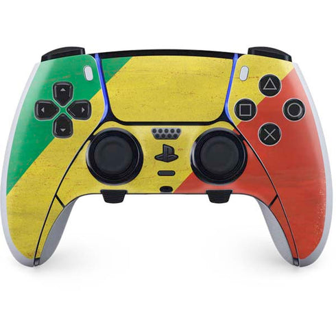 Republic of the Congo Flag Distressed PlayStation PS5 Skins