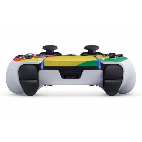 Republic of the Congo Flag Distressed PS5 DualSense Edge Pro Controller Skin
