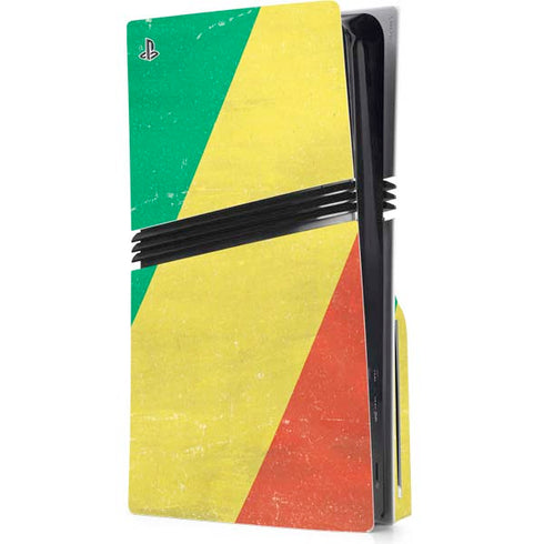 Republic of the Congo Flag Distressed PlayStation PS5 Skins