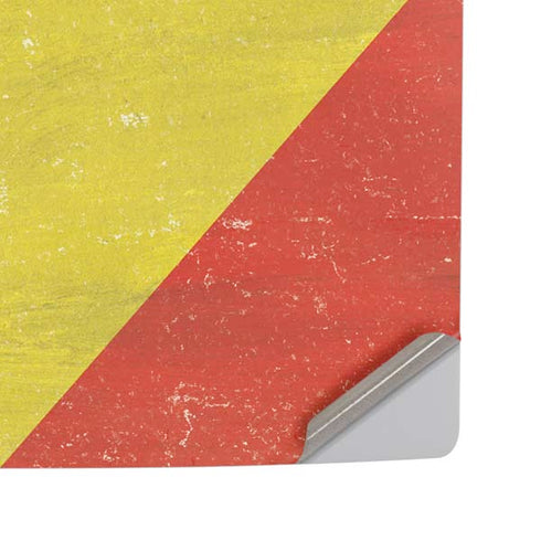 Republic of the Congo Flag Distressed PS5 Pro Disk Console Skin