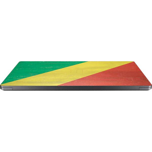 Republic of the Congo Flag Distressed Surface Laptop 7 15in Skin