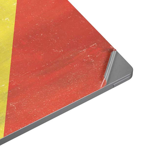 Republic of the Congo Flag Distressed Laptop Skins