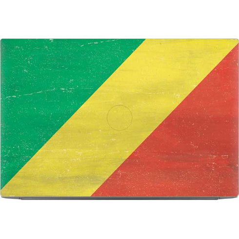 Republic of the Congo Flag Distressed Dell XPS Skin