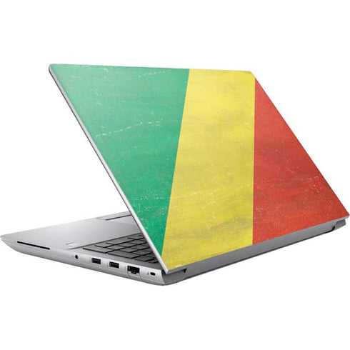 Republic of the Congo Flag Distressed HP ZBook Fury 16 G10 Skin