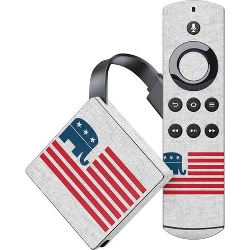 Republican American Flag Amazon Fire TV Skin